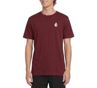 Volcom Men's Blaquedout Short Sleeve Tee T-Shirt, Port, XXL