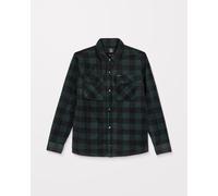 VOLCOM - Mens Bowered Fleece Long Sleeve Overshirt - Scarab - Casual Shirt