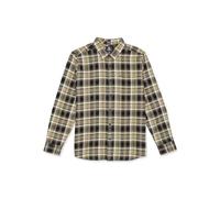 Volcom Men's Caden Plaid Long Sleeve Flannel Shirt, Khaki 424, Large