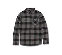 Volcom Men's Caden Plaid Ls Button Down Shirt (Pack of 1)