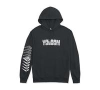 Volcom Men's Cement Pullover Hoodie Fleece Sweatshirt Hooded, Washed Black Heather, S