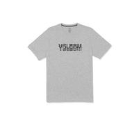 Volcom Men's Cement Short Sleeve Heather Tee, Heather Grey, XL