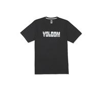 Volcom Men's Cement Short Sleeve Heather Tee, Washed Black Heather, XL
