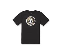 Volcom Men's Circle Stone Black Short Sleeve T Shirt M