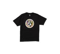 Volcom Men's Crisp Stone Short Sleeve Tee, Black S125, Large