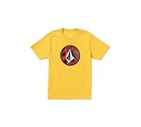 Volcom Men's Crisp Stone Short Sleeve Tee, Seedy Yellow, Medium