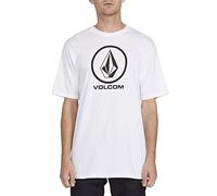 Volcom Men's Crisp Stone Short Sleeve Tee T-Shirt, White, Large