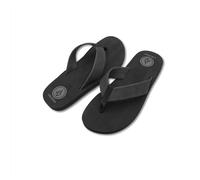 Volcom Men's Daycation Flip Flop Sandal, Black Destructo-New, 7 UK