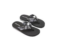 Volcom Men's Daycation Flip Flop Sandal - Soft Brushed Recliner Comfort Foam Footbed, Dark Camo, 5