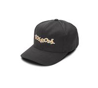 Volcom Demo Adjustable Curved Peak Cap in Rinsed Black for men