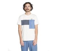 Volcom Mens Drop in Crew Short Sleeve T-Shirt - Soft Cotton Blend Tee with Modern Fit, Off-White, XL
