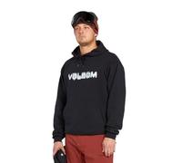 Volcom Men's Essential Hooded Snowboard Riding Fleece Hoodie Sweatshirt, Black, L