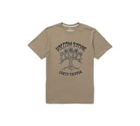 Volcom Men's Feeding Tree Short Sleeve Tee, Teak, Medium