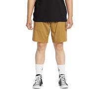 Volcom Men's Frickin Elastic Waist 19" Chino Short, Dark Khaki, Large