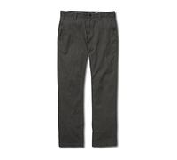 Volcom Men's Frickin Modern Fit Stretch Chino Pant, Charcoal Heather 1, 38W x 34L