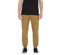 Volcom - Tracksuit bottoms - Frickin Slim Jogger Dark Khaki for Men - Size M - Beige Beige M