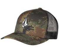 Volcom Men's Full Stone Cheese Trucker Hat Baseball Cap, Green Combo, One Size