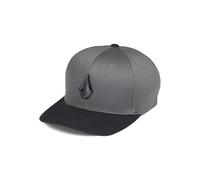 Volcom Men's Full Stone Flexfit Stretch Hat, Asphalt Black - New, S