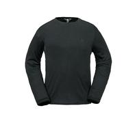 Volcom Men's Gridlock Crew Snowboard Winter Baselayer Sweatshirt, Black S5, S