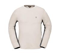 Volcom Men's Gridlock Crew Snowboard Winter Baselayer Sweatshirt, Stone S5, S