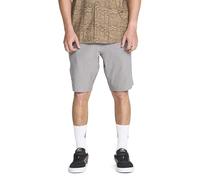 Volcom Men's Kerosene 21" Hybrid Chino Shorts, Heather Grey, 34