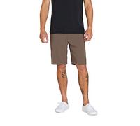 Volcom Men's Kerosene 21" Hybrid Chino Shorts, Mushroom, 30