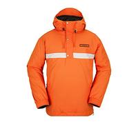 Volcom Men's Longo Pullover Jacket, Orange Shock, S