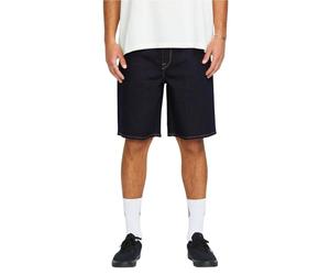 Volcom Men's Loose Billow Denim Relaxed Casual Shorts with Comfortable Fit, Lightweight & Breathable for Summer Wear, Rinse, 36