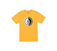 Volcom Men's Mega Circle Short Sleeve Tee, Old Gold, Large