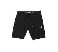 Volcom Men's Mod Tech 20" Boardshort Swim Trunk Board Shorts, Black, 30