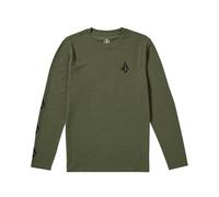 Volcom Mens Nunez Long Sleeve Thermal Shirt, Agave, XL