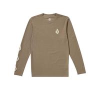 Volcom Men's Nunez Long Sleeve Thermal Shirt, Teak, XL