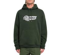 Volcom Men's Tall Size Volstoned Hoodie Fleece Sweatshirt, Dark Forest, M