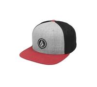 Volcom Men's Quarter Twill Hat, Cranberry, One Size
