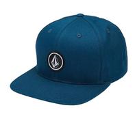 Volcom Men's Quarter Twill Hat, Deep Blue, One size