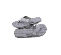 Volcom Men's Recliner Sandal Flip Flop, Light Grey-New, 10 UK