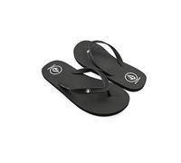 Volcom Men's Rocker 2 Solid Flip Flop Sandal, Black, 9 M US