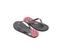 Volcom Men's Rocker Flip Flop Sandal, Black/Red, 6 UK
