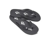 Volcom Men's Rocker Flip Flop Sandal, Stoney Black-new, 7 UK