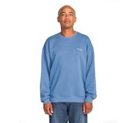 Volcom mens Roundabout Crew Fleece Sweatshirt - Soft Midweight Pullover Ribbed Cuffs, Feeble Niagara, L