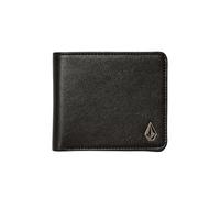Volcom Men's Slim Stone Pu Wallet Small, Black, One size