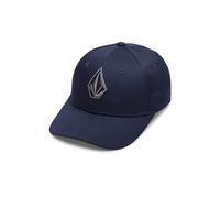 Volcom Men's Snapback Hat - Adjustable Flat Brim Cap with Logo Embroidery, Keoki Navy, One Size