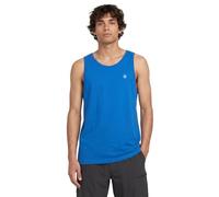 Volcom Men's Solid Heather Tank T-Shirt, Stormy Blue, L