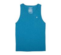 Volcom Men's Solid Heather Tank T-Shirt, Stormy Blue-New, XL