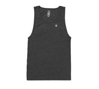Volcom Men's Solid Tank T-Shirt, Dark Black Heather-New, S