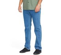 Volcom Men's Solver Stretch Denim Pant-Modern Fit, Comfortable & Flexible, Durable Cotton Blend Jeans for Casual Or Everyday Wear, Standard Issue Blue, 34W x 32L