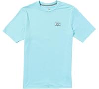 Volcom Men's Standard UPF 50+ Short Sleeve Loose Fit Rashguard, Resin Blue Modstone, Large