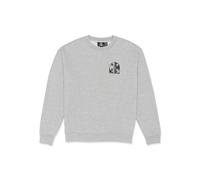 Volcom Men's Stone Stack Crew Fleece Sweatshirt, Heather Grey, S