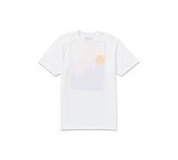 Volcom Men's Stone Tech Short Sleeve Quick Drying Tee, White Get Out, Medium