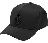 Volcom Men's Stone Vented Adjustable Water Resistant Hat Baseball Cap, Black, One Size